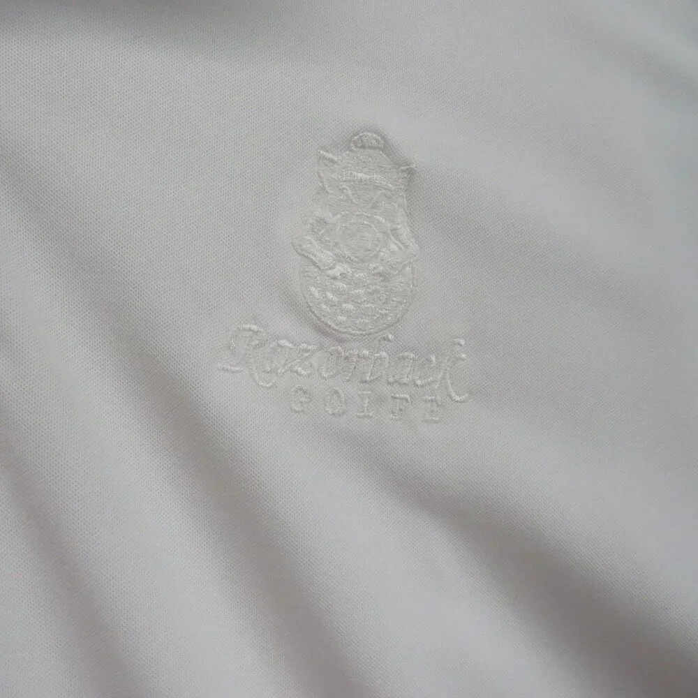 Nike Polo Shirt Mens‎ Size Large Dri Fit White Arkansas Razorback Golf